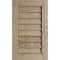 Ekena Millwork Timberthane Rough Sawn Vertical Faux Wood Non-Functional Gable Vent, Primed Tan, 36"W x 39"H GVURVE36X39DRSPR - alternate 1
